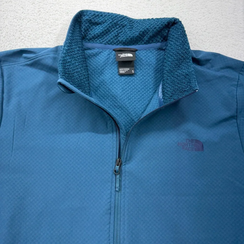 The North Face Monterey Blue Full Zip Future Fleece Jacket XL NF0A5GANBH7-XL NEW